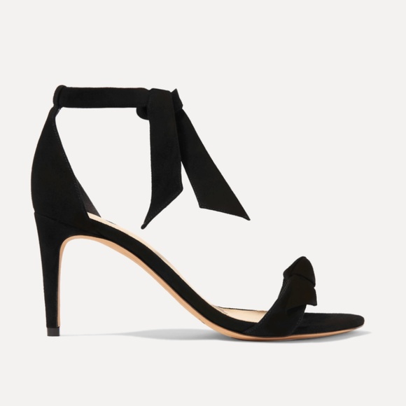 Alexandre Birman Clarita Suede Tie Bow Heels - Picture 1 of 6